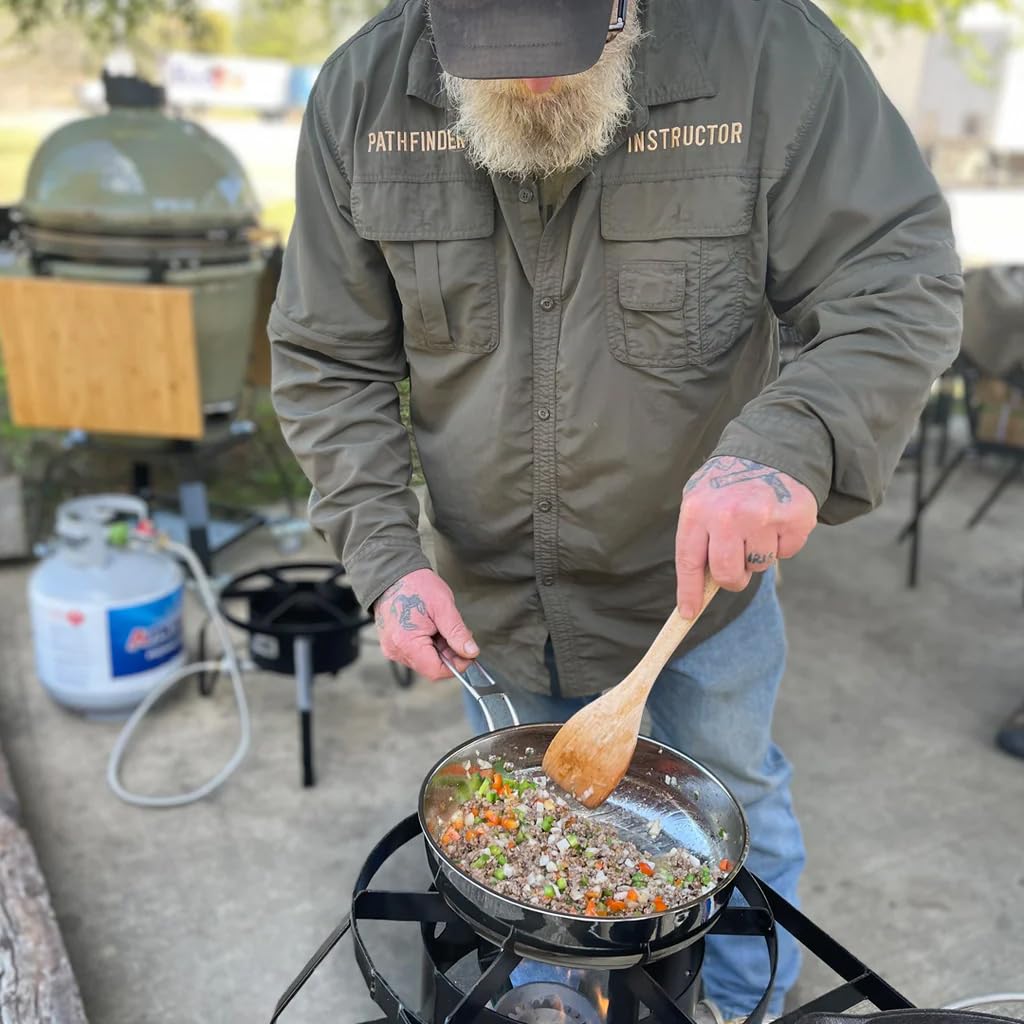 Stainless Steel The Pathfinder School Folding Skillet and Lid (10-Inch)