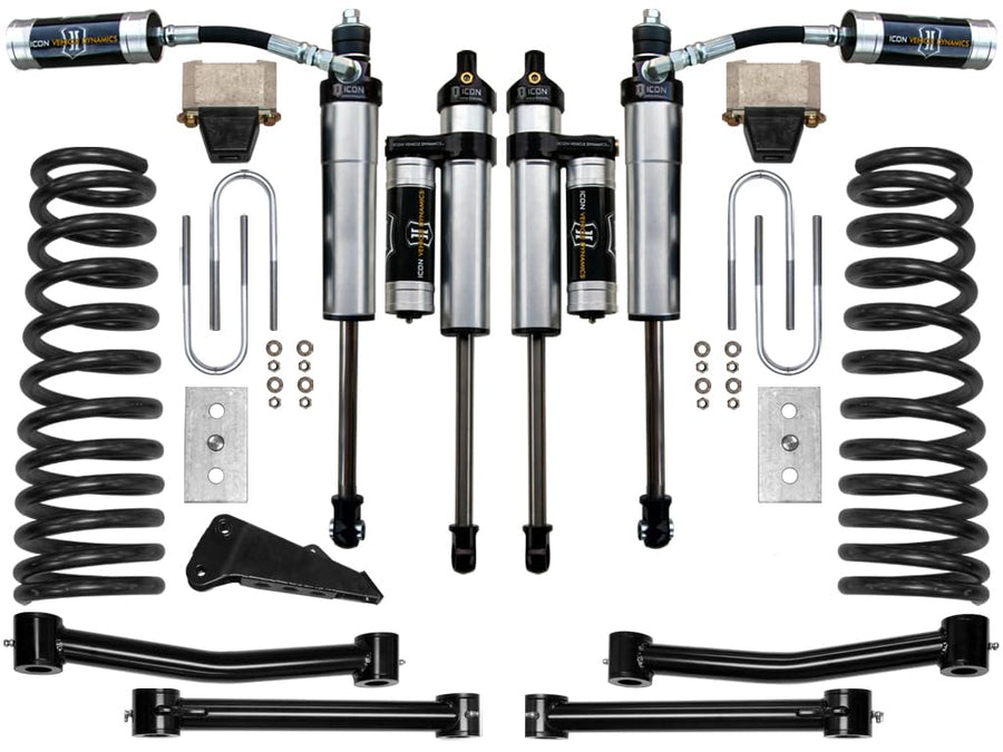 4.5" Lift, Stage 3 Suspension System ICON, Compatible with 2003-2008 Ram 2500/3500 4WD, K214502T