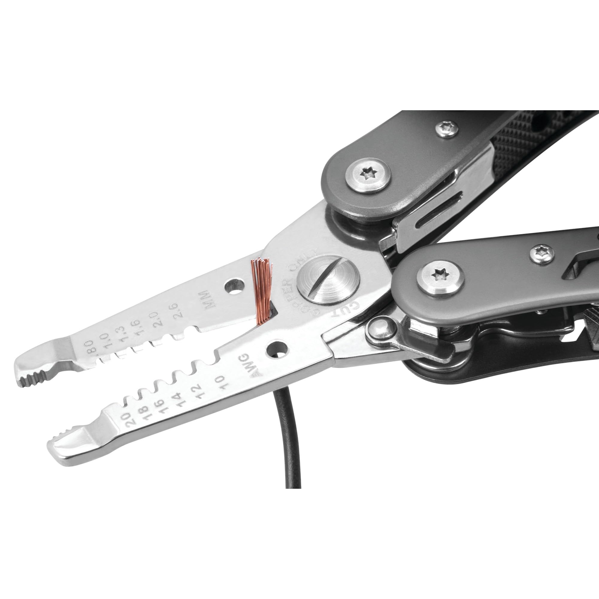 W86506 Performance Tool 13-in-1 Electrician Multi-Tool (Wire Strippers, Long Nose Pilers, Wire Cutters and more) Strip & Cut 10 to 18 AWG Solid Wire