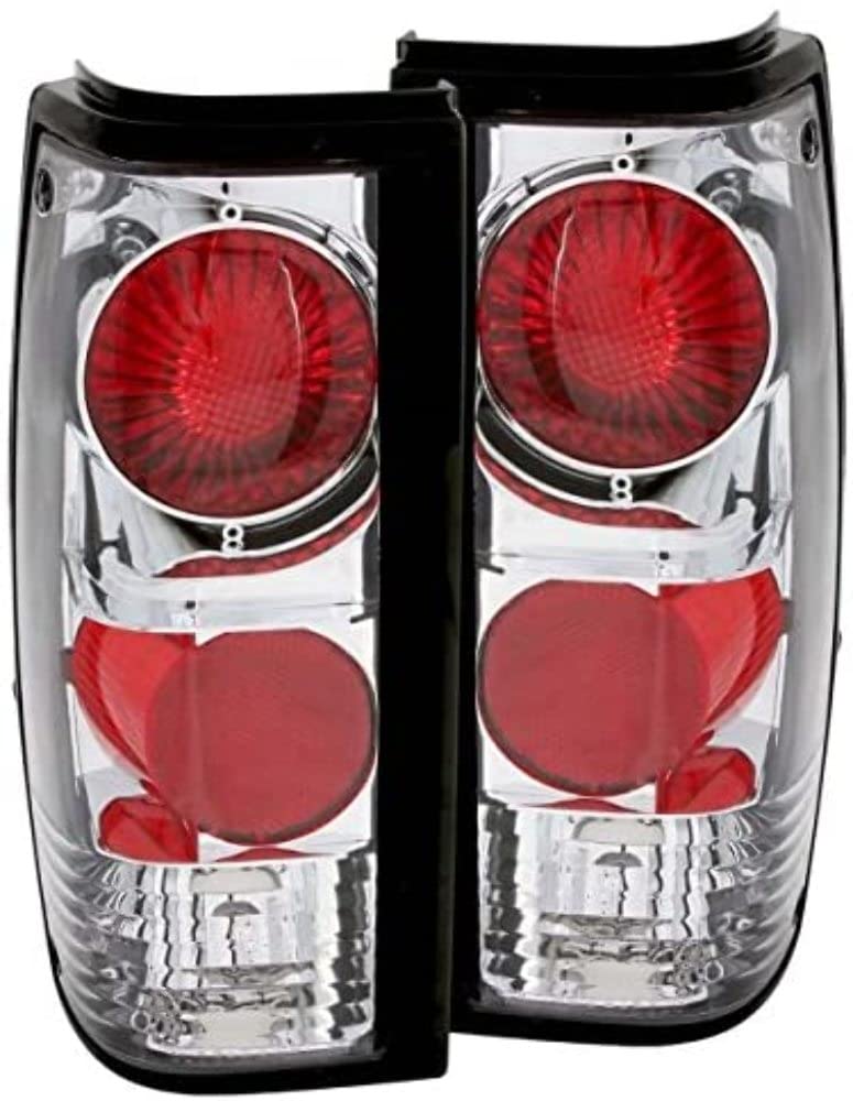 Chrome Euro Tail Light Set-Clear Lens ANZO USA 211029