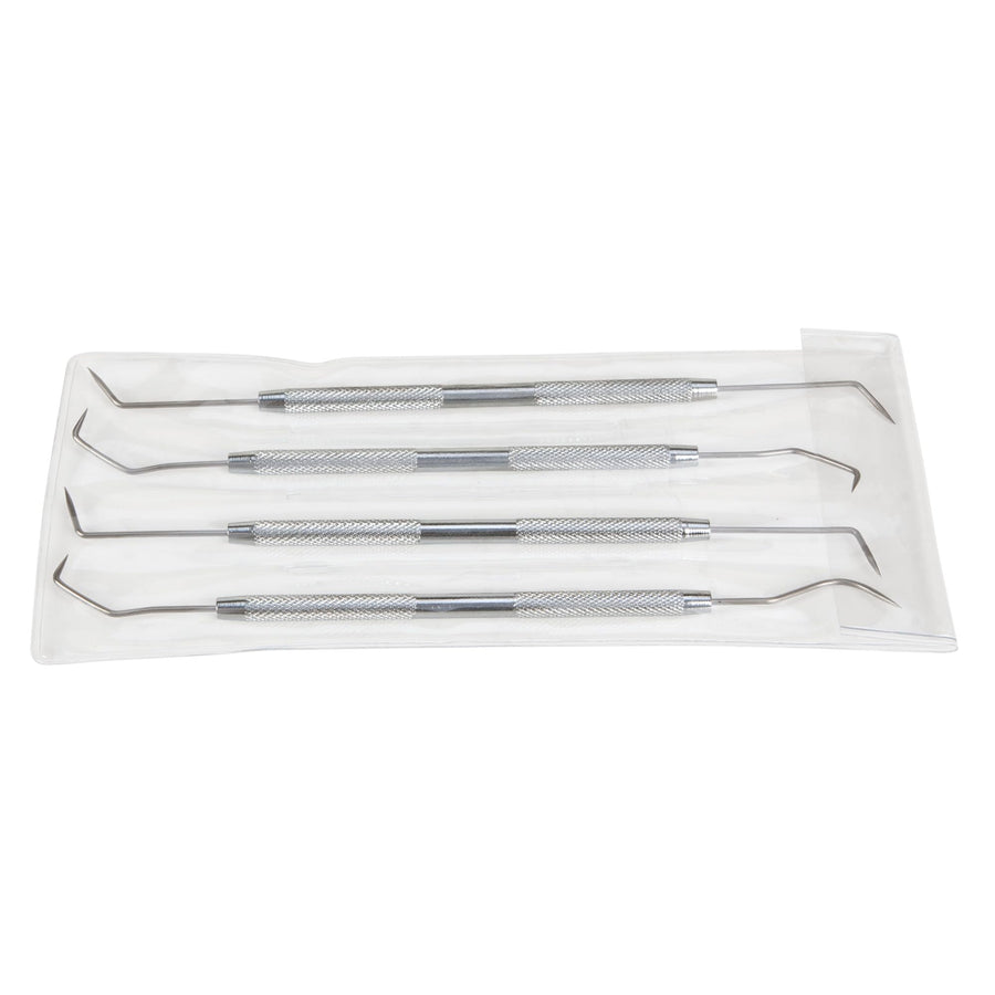 4-Piece Performance Tool W80749 Pick & Hook Set with Stainless Steel Tips - Ideal for Jewelers, Mechanics, Fishermen, Gun Repairs, and More