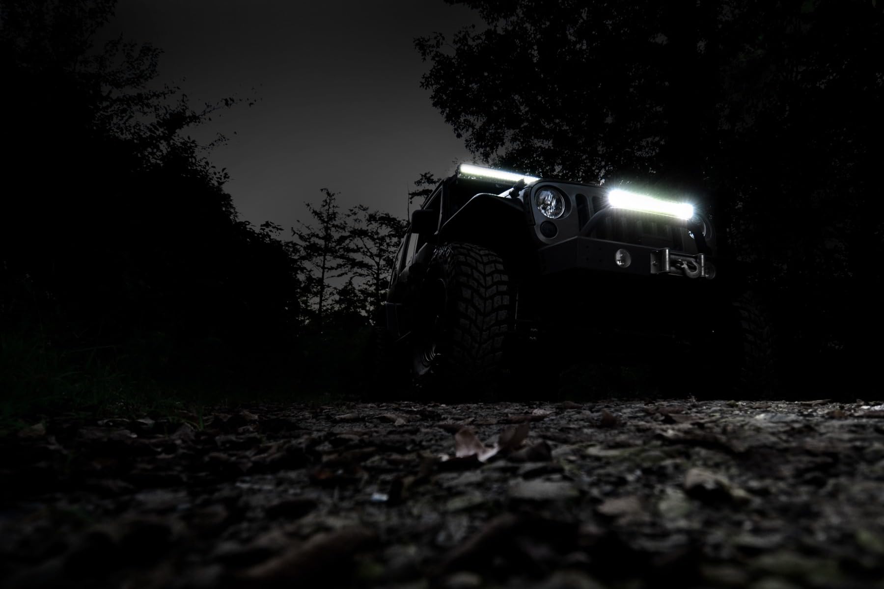 30" Rough Country Dual Row LED Light Bar - 180W, 14,400 Lumens, Combo Spot/Flood Beam, Off-Road Lighting for Jeeps, Truck & UTV
