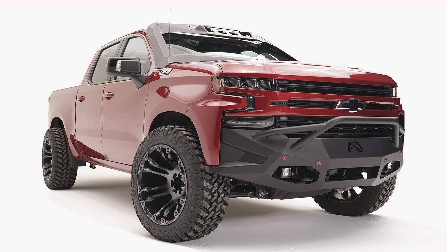 Silverado 1500 19-C Vengeance Front Sensor Bumper with Pre-Runner Guard Bare