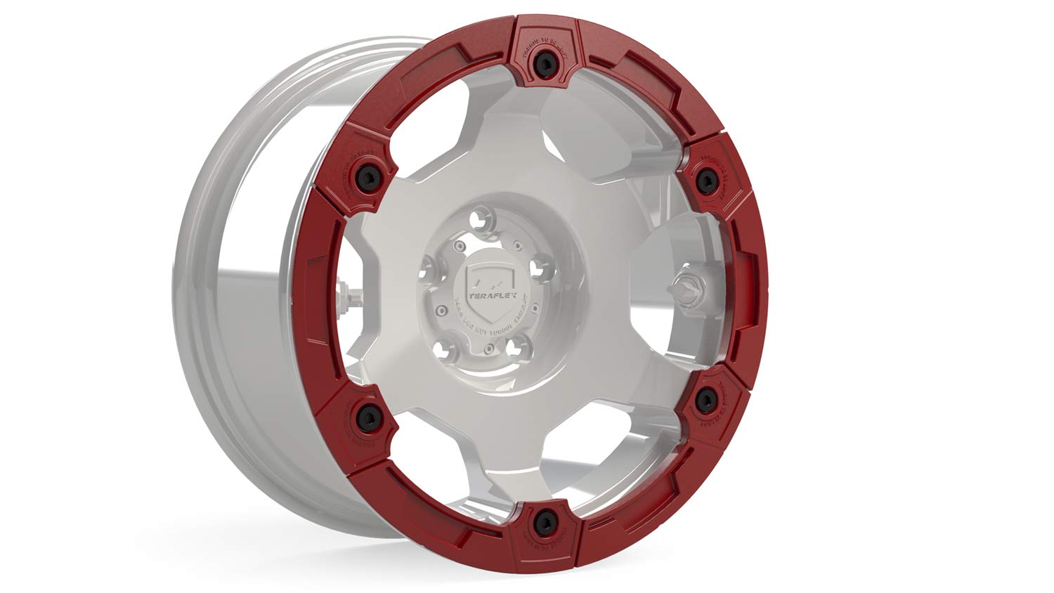 Nomad TeraFlex Split Rash Rings Red with Hardware