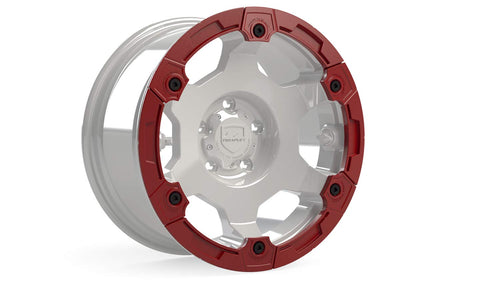 Nomad TeraFlex Split Rash Rings Red with Hardware