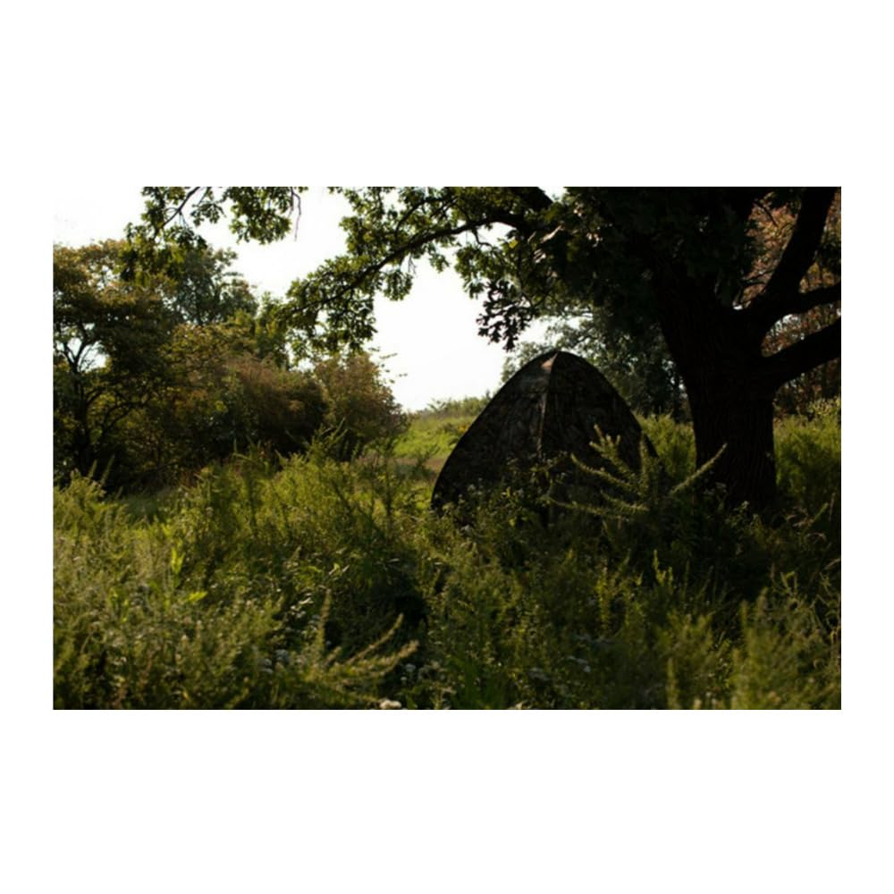 Gunner Ameristep Lightweight Durable 58" x 56" x 57" Compact Size 1-Person Capacity Portable Hunting Ground Blind - Mossy Oak Break-Up Country
