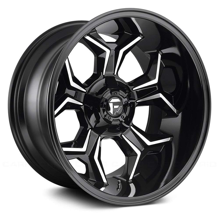 1PC Fuel D606 20X10 8X6.5 GL-BLK-MIL -18MM - D60620008247