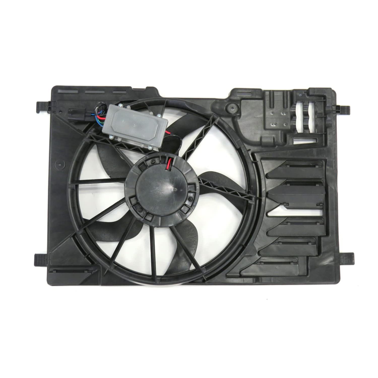 Cooling Fan Assembly TYC 622910 Compatible with Ford, Black