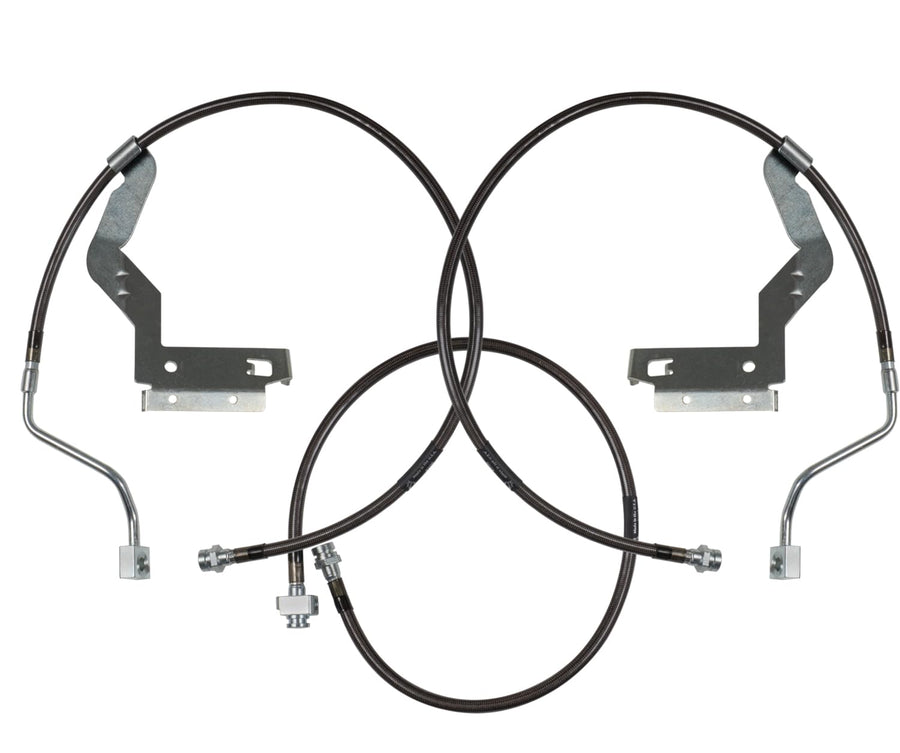 Braided Brake Lines, Carli Hardware, 4.5" System