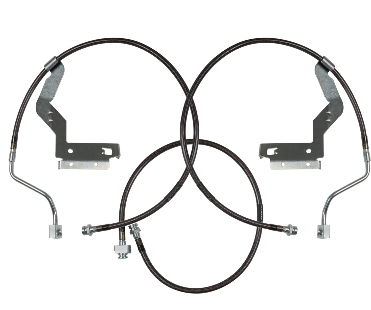 Braided Brake Lines, Carli Hardware, 4.5" System
