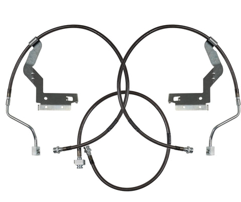 Braided Brake Lines, Carli Hardware, 4.5" System
