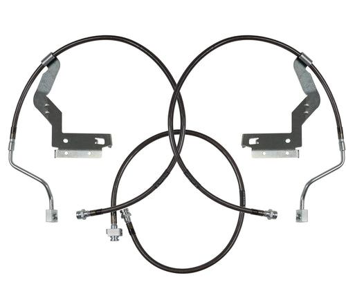 Braided Brake Lines, Carli Hardware, 4.5" System