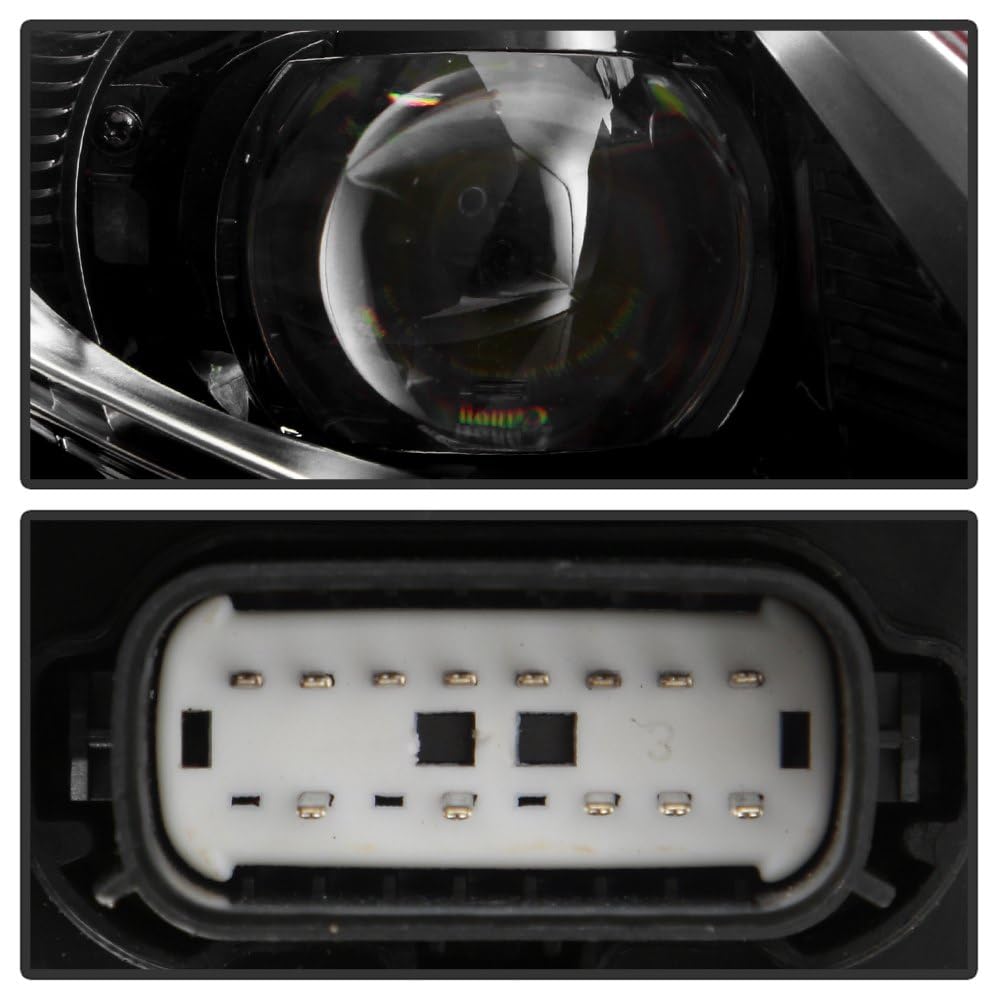 Lincoln MKZ 13-16 Spyder (POE) Full LED w/AFS and LED Control Projector Headlight - OE Right