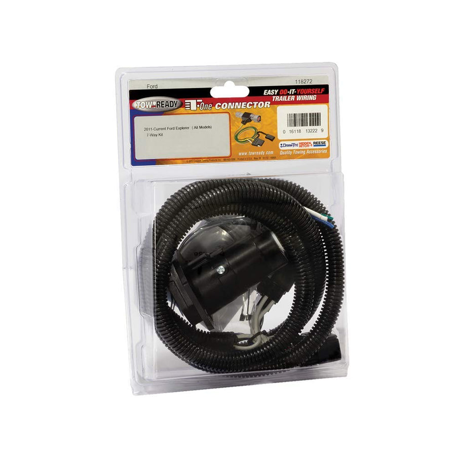 Tekonsha 7-Way Tow Custom Harness, Compatible with 2011-2019 Ford Explore 118272