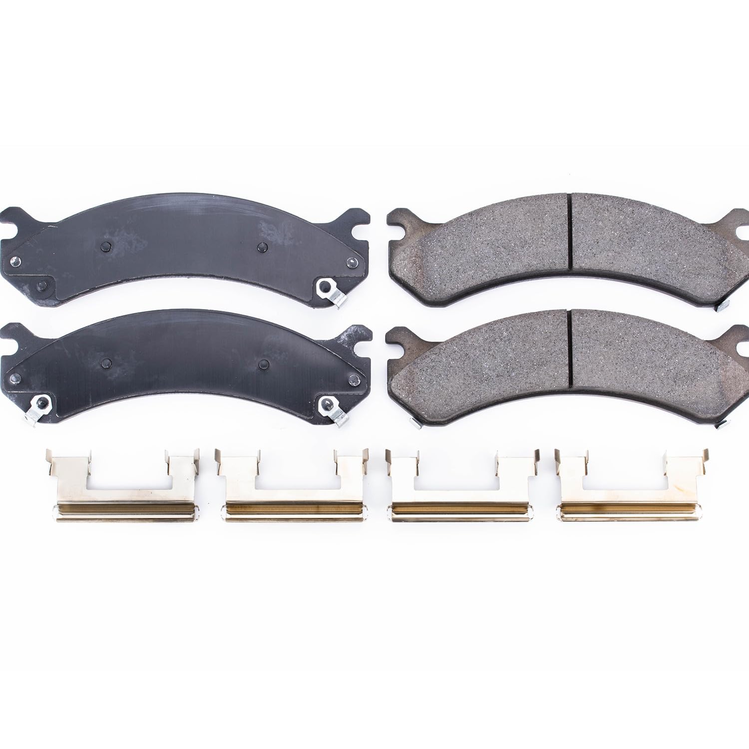 Power Stop Front Brake Kit For Chevrolet Avalanche 2500 2002-06 |Cadillac DeVille 2000-05 |DTS 2006-11 |Express 2500 2003-20 - Ceramic Brake Pads With Installation Hardware, 17-784