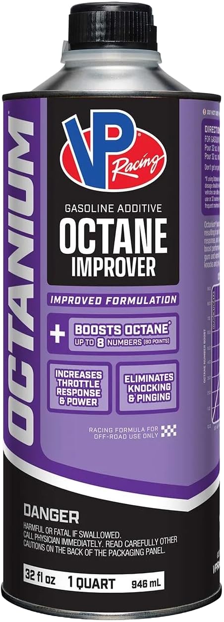 Octanium VP Racing 2855, Octane Booster Racing Formula - Quart (1 Pack)