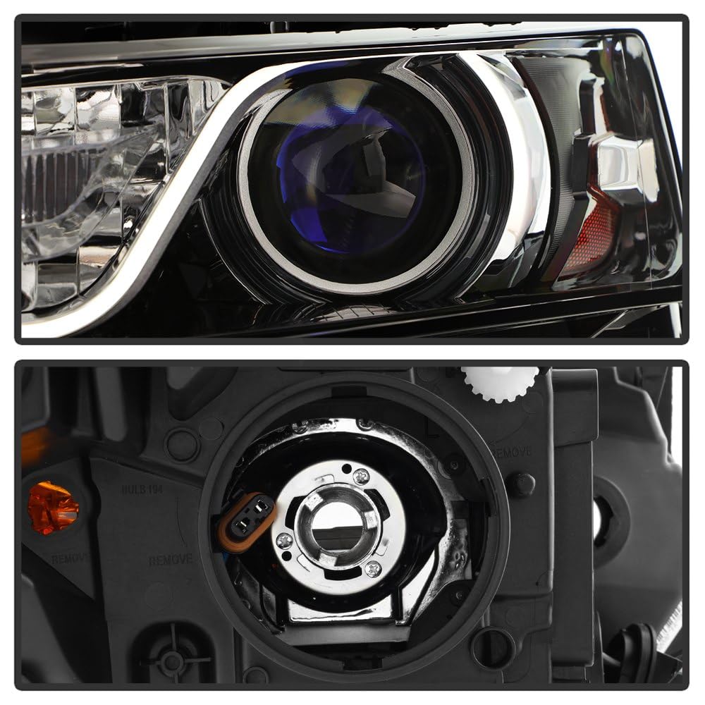 Chevy Impala 2014-2020 Spyder (OE) Driver Side Headlight - Low Beam-9005(Not Included) ; High Beam-9005(Not Included) ; Signal-7444NA(Not Included) - OE Set
