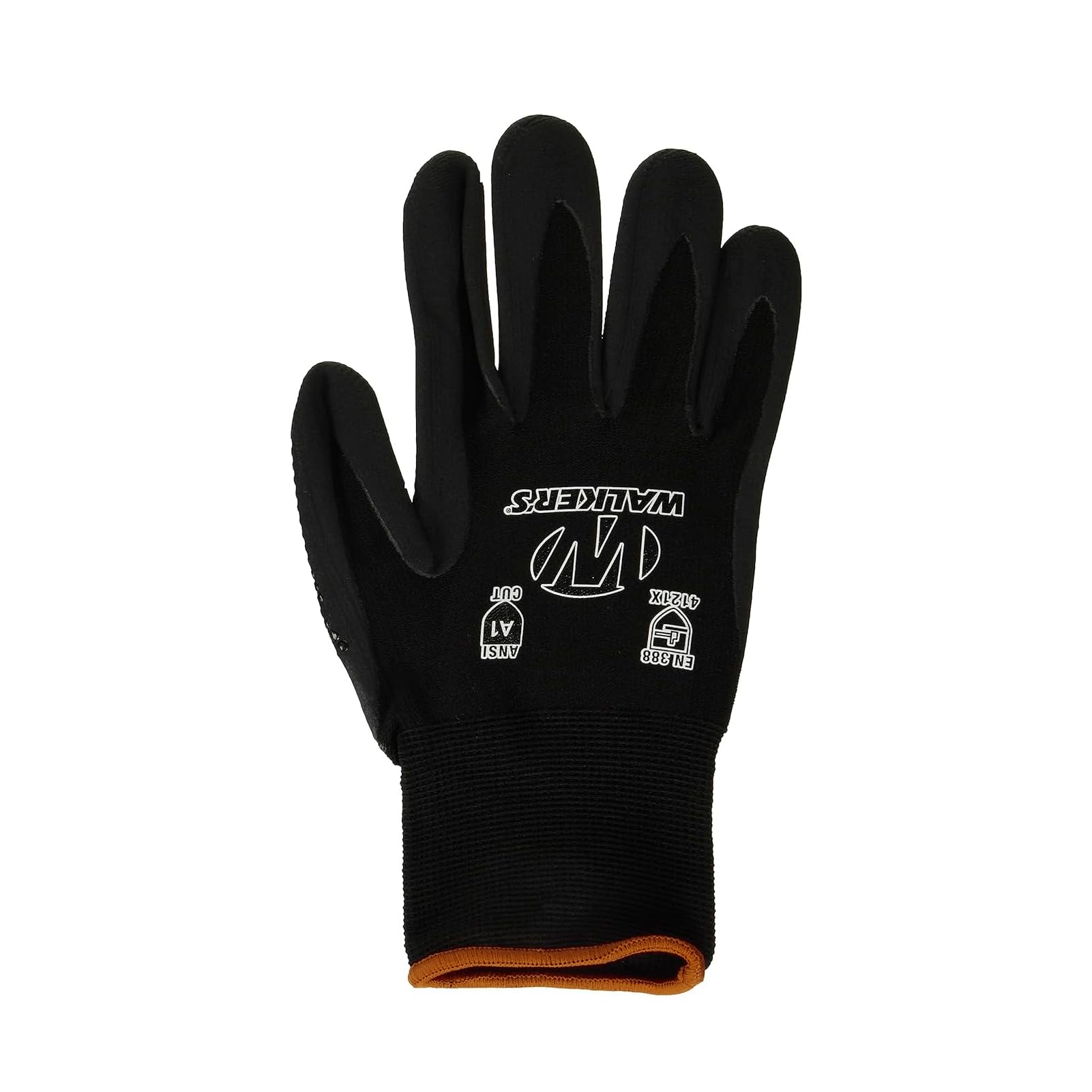 Men's Walker's Coated Nylon XTRA Grip Gloves | Lightweight EN388 Resistant Non-Slip Palm High-Dexterity Work Safety Gloves, X-Large