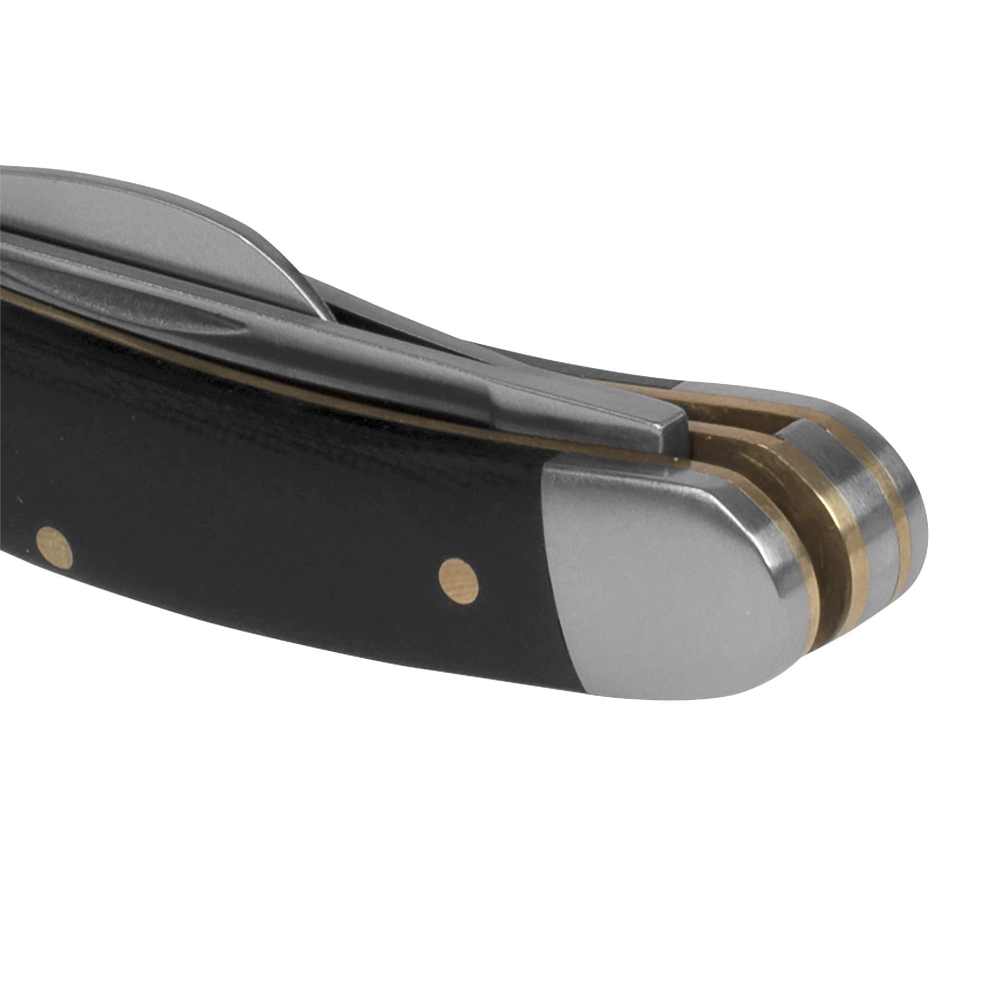Brandywine Kershaw Slip Joint Knife Black G-10 (2.6" Satin) 4382