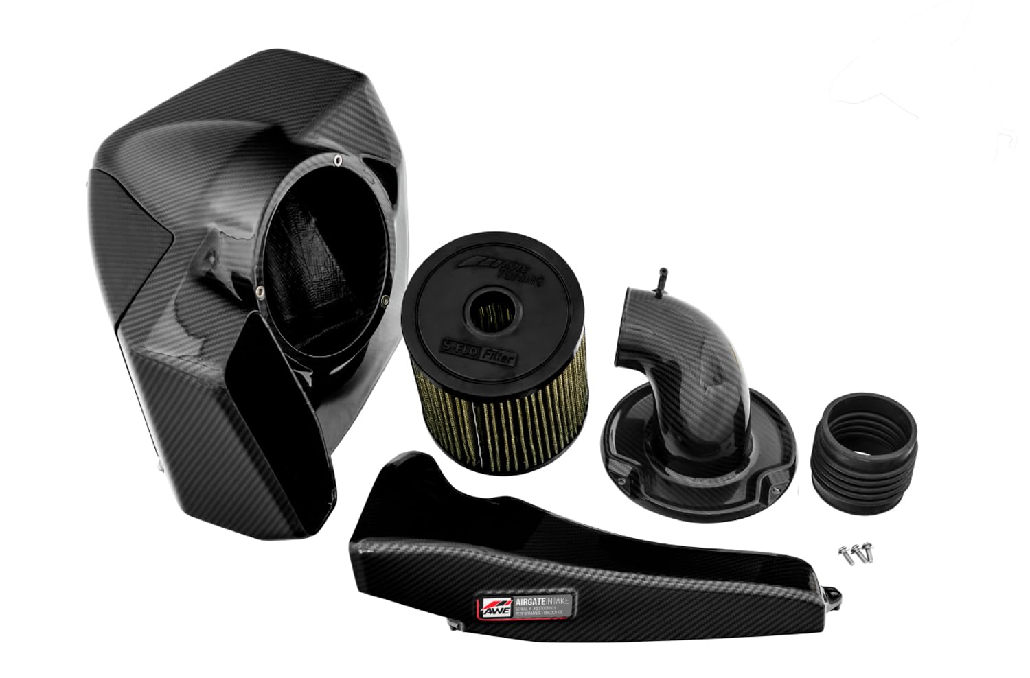 AWE AirGate Carbon Fiber Intake for Audi B9 A4/A5 2.0T With Lid