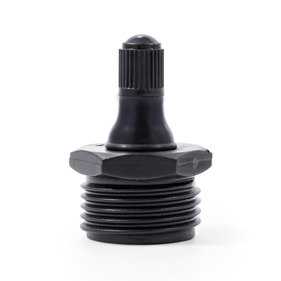 Camco Blow Out Plug RV with Schrader Valve - Features Rust Resistant Double Plastic Construction - Essential Winterization Tool Prevents Freeze Damage (36133)