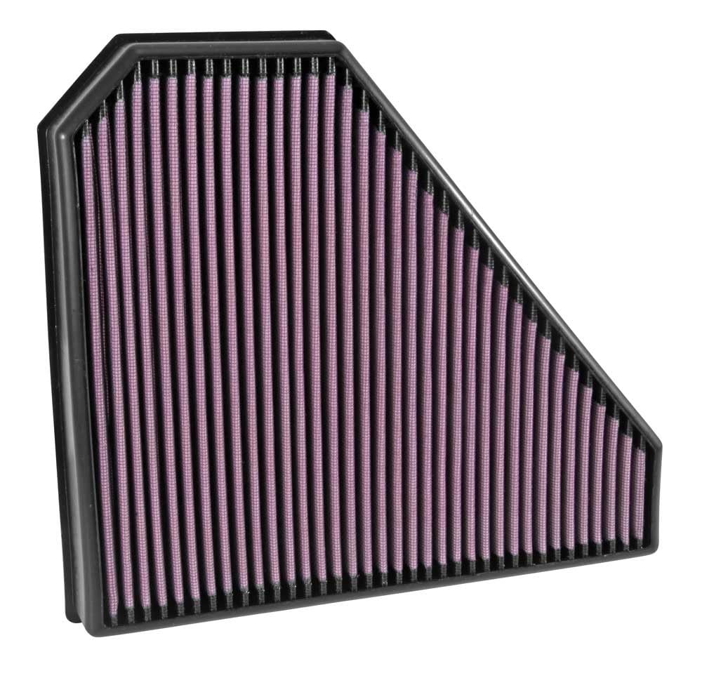 K&N Engine Air Filter: Washable, Increase Power & Acceleration, Premium, Replacement Car Air Filter: Compatible with 2014-2019 CADILLAC (CTS V-Sport), 33-5028