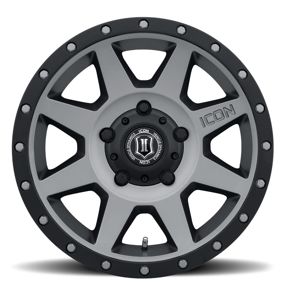 ICON Alloys Rebound, 18 x 9/5 x 150 Titanium, 25mm Offset, 6" BS, 1818905560TT
