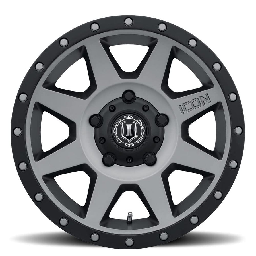 ICON Alloys Rebound, 18 x 9/5 x 150 Titanium, 25mm Offset, 6" BS, 1818905560TT