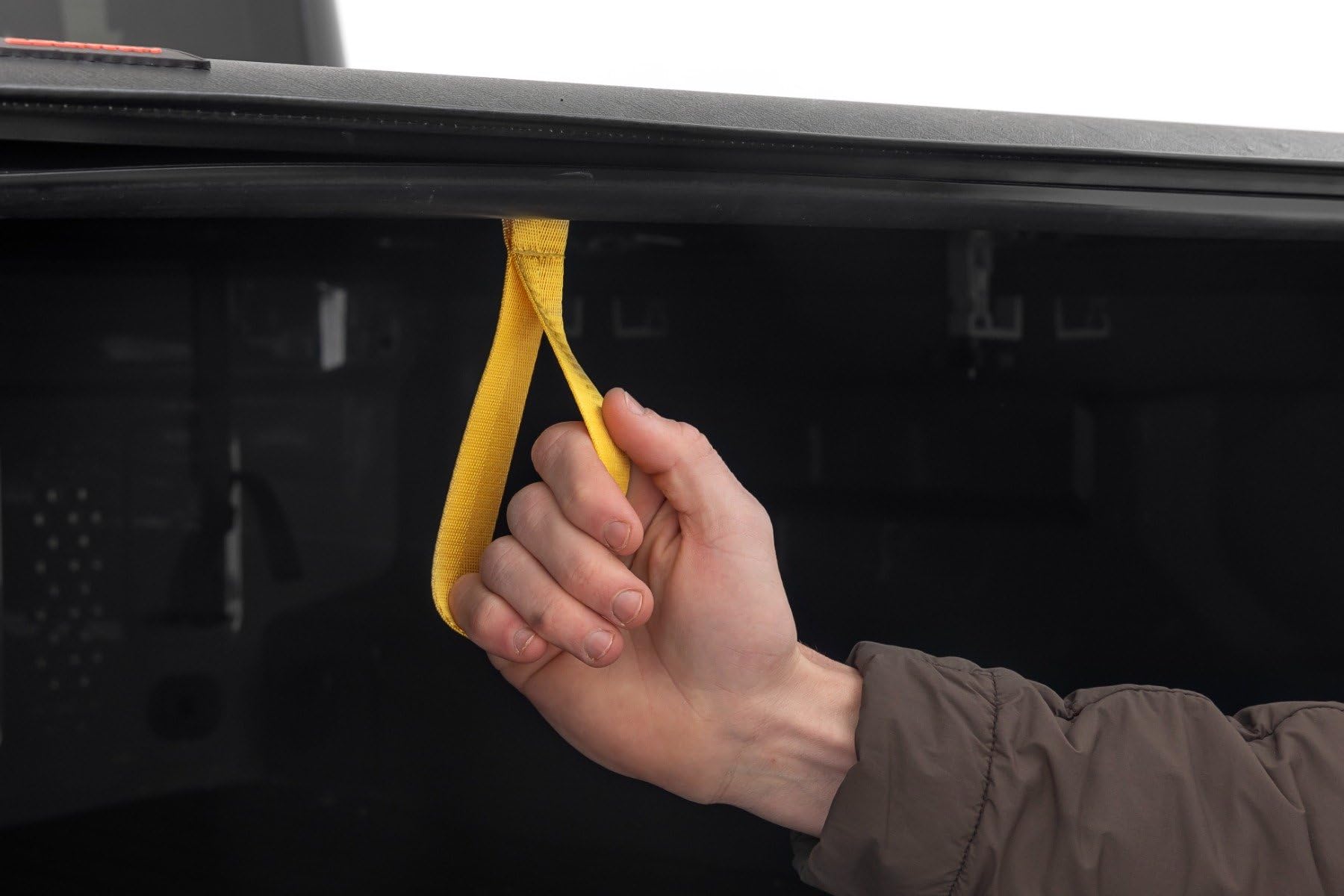 Soft Roll-Up Truck Bed Cover Rough Country for Jeep Gladiator (2020-2025) - Fits 5' (60.3") Bed, Weatherproof Tonneau Covers