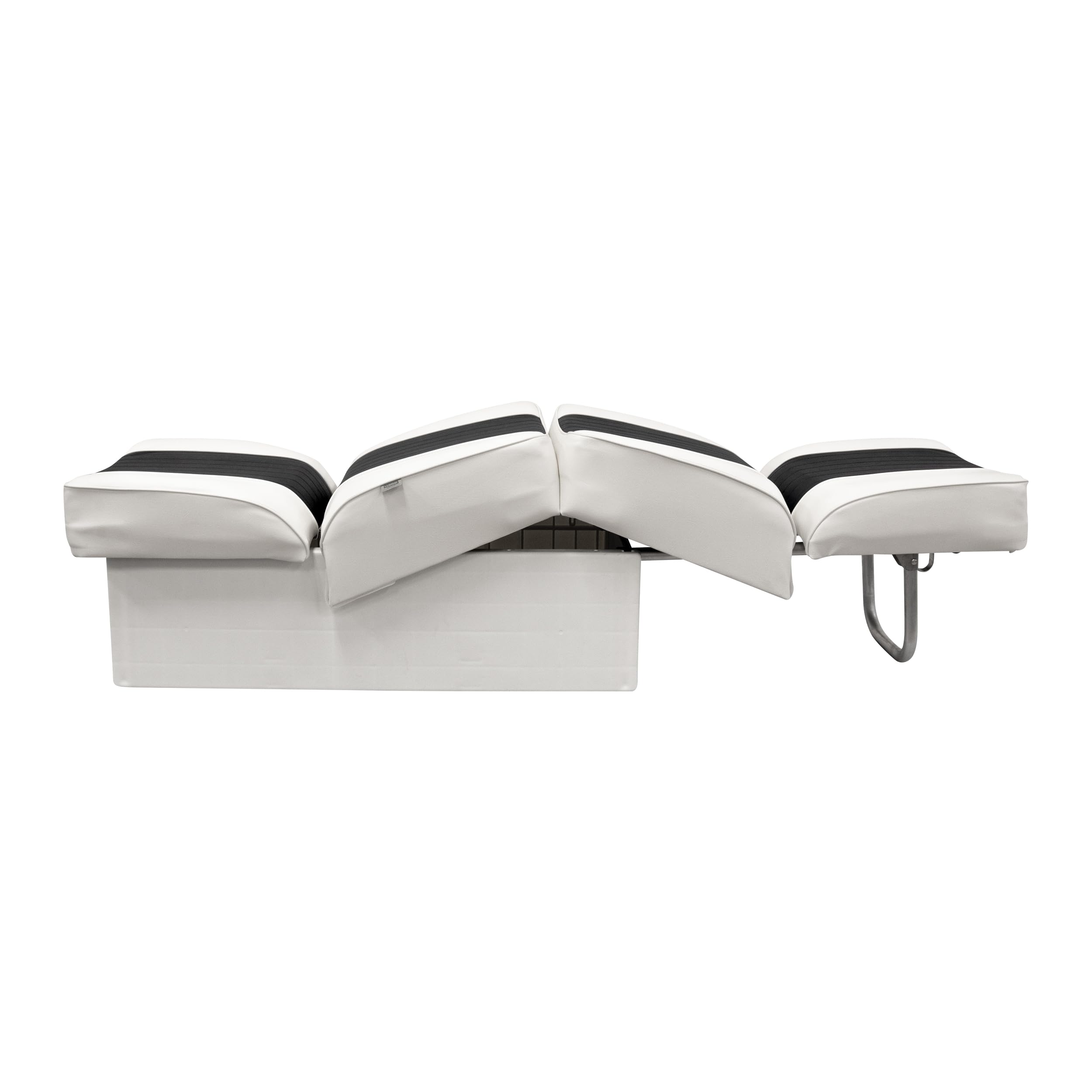 8WD707P-1-924 Wise Deluxe Lounge Seat (White/Navy)