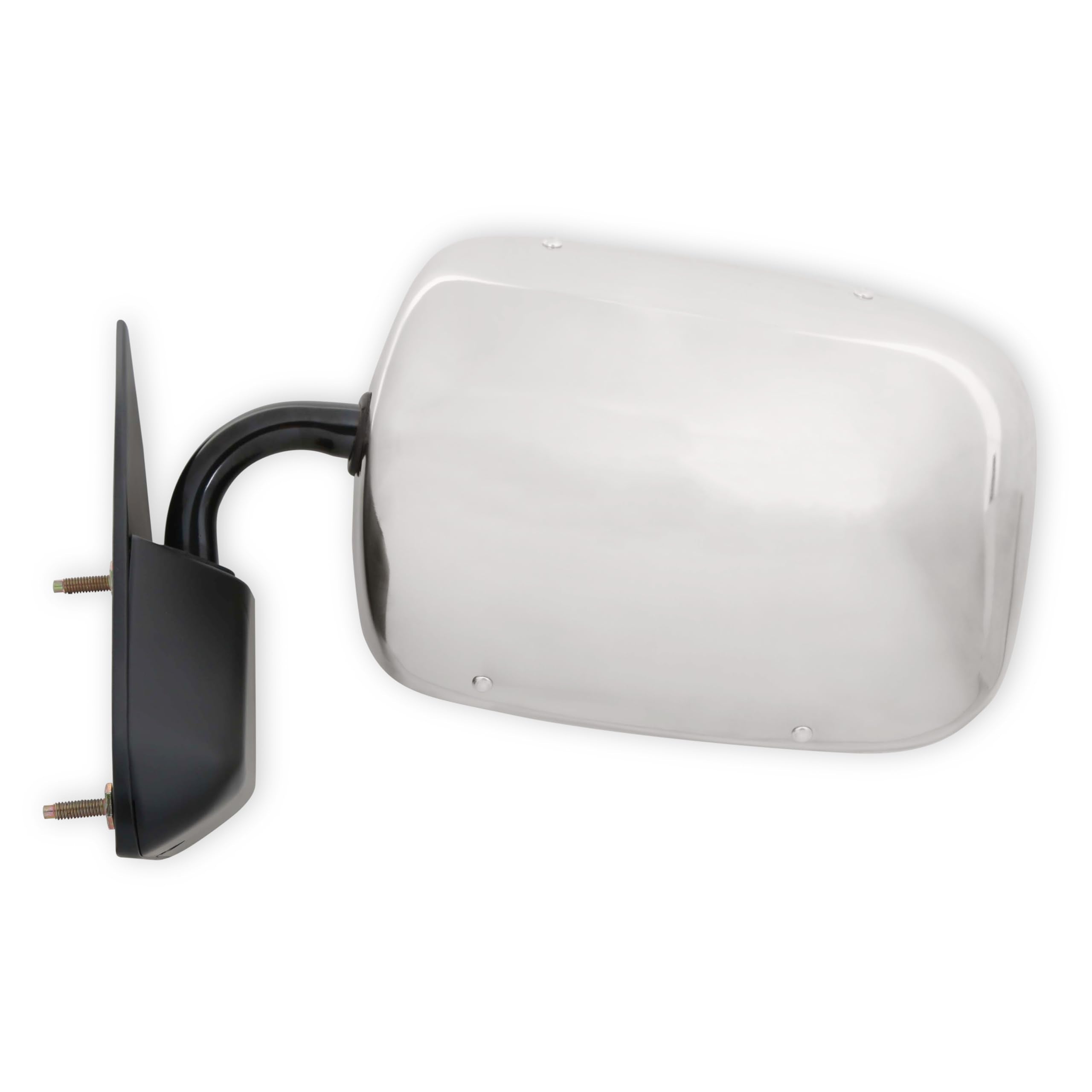 04-385 Brothers Trucks Side View Mirror (Below Eyeline) - Stainless - LH