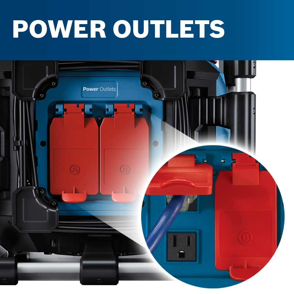 Jobsite Radio BOSCH GPB18V-5CN with Bluetooth® 5.0 and Power Station 18V