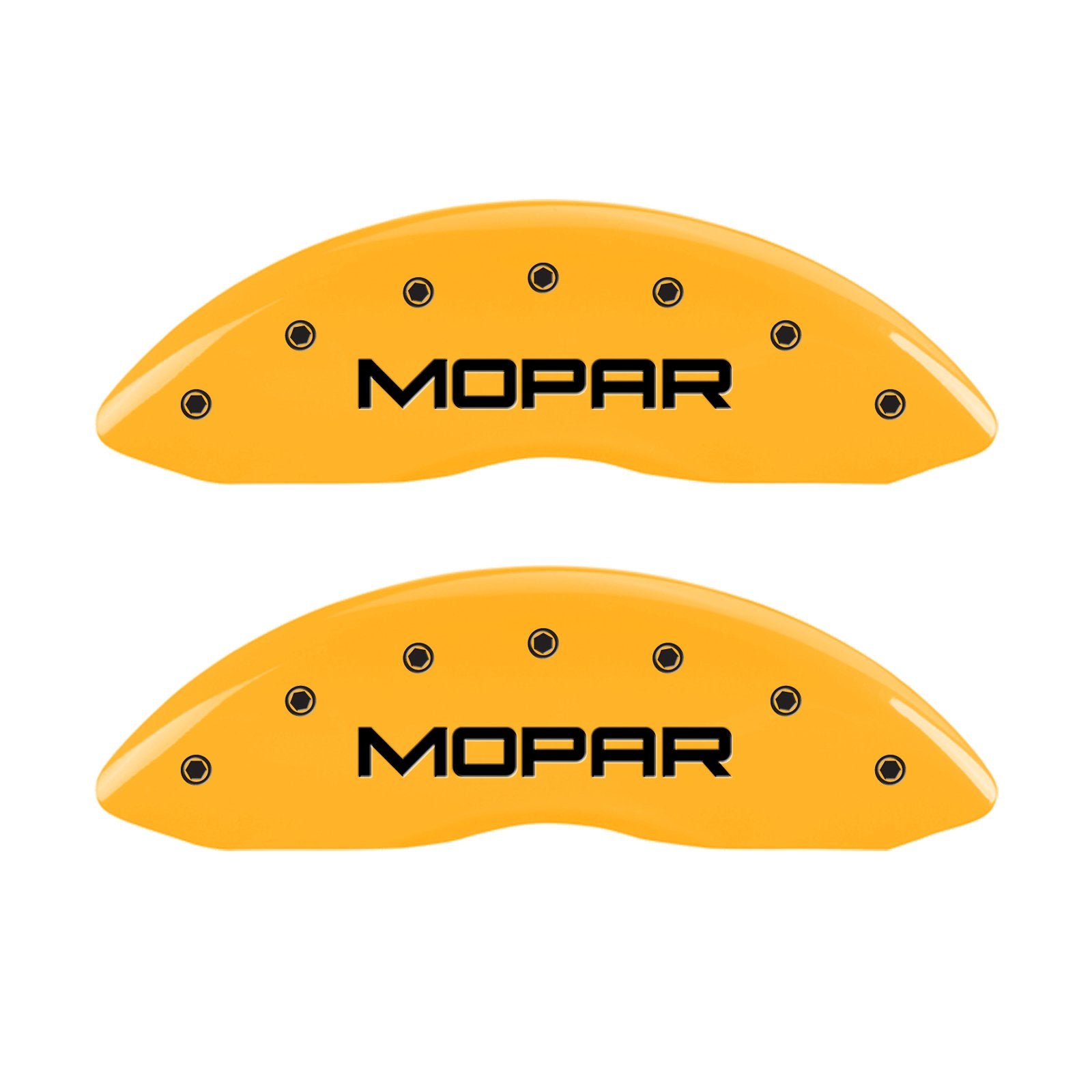Caliper Covers MGP 32004SMOPYL, Yellow