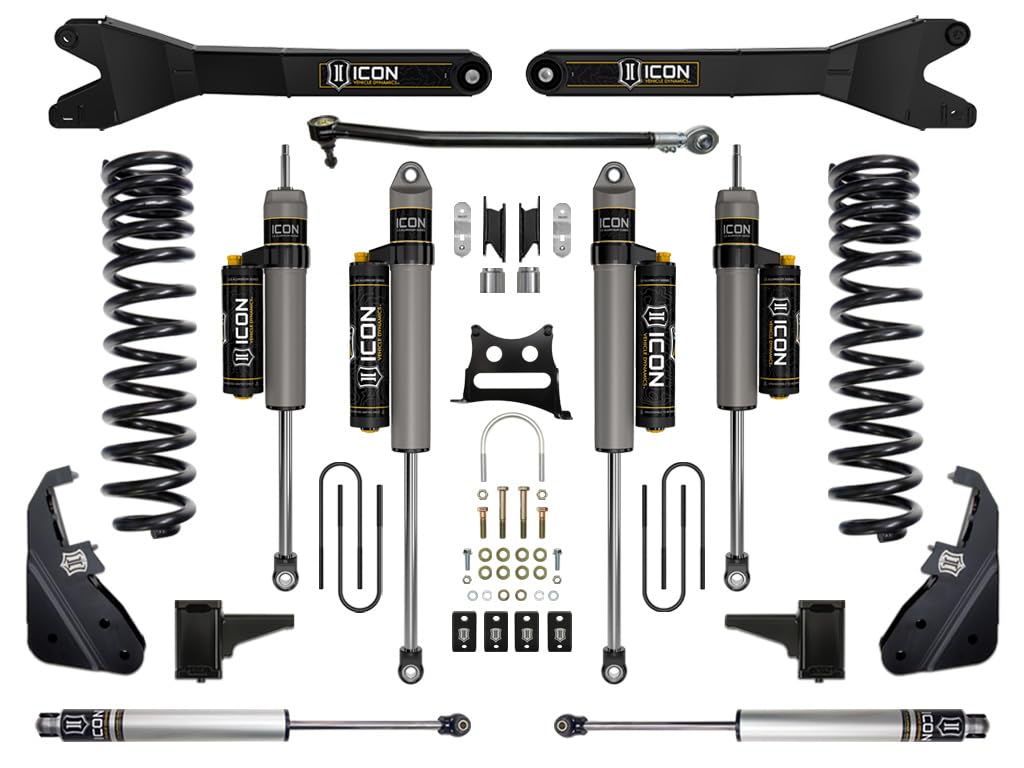 4.5" Lift, ICON Stage 5 Suspension System, w/Radius Arm, Compatible with 2017-19 Ford F250/F350, K64515R