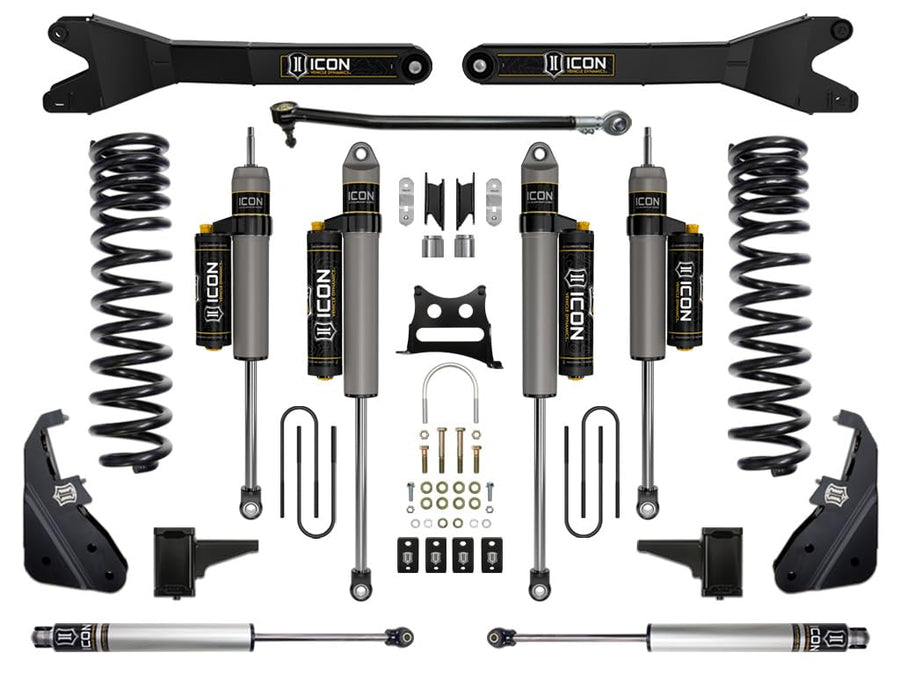 4.5" Lift, ICON Stage 5 Suspension System, w/Radius Arm, Compatible with 2017-19 Ford F250/F350, K64515R