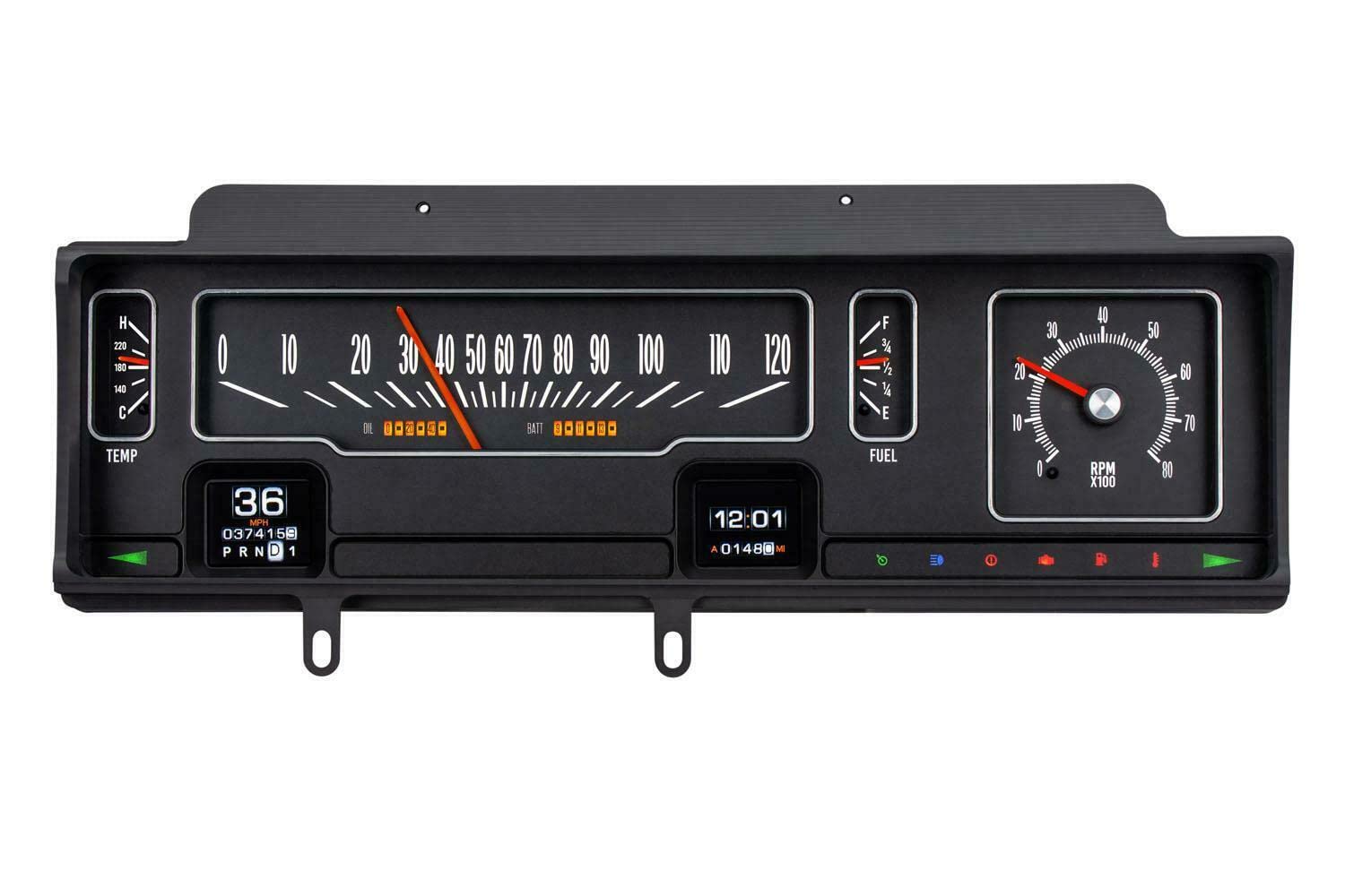 Dakota Digital Instrument System RTX Compatible with 1970-72 Chevy Malibu SS