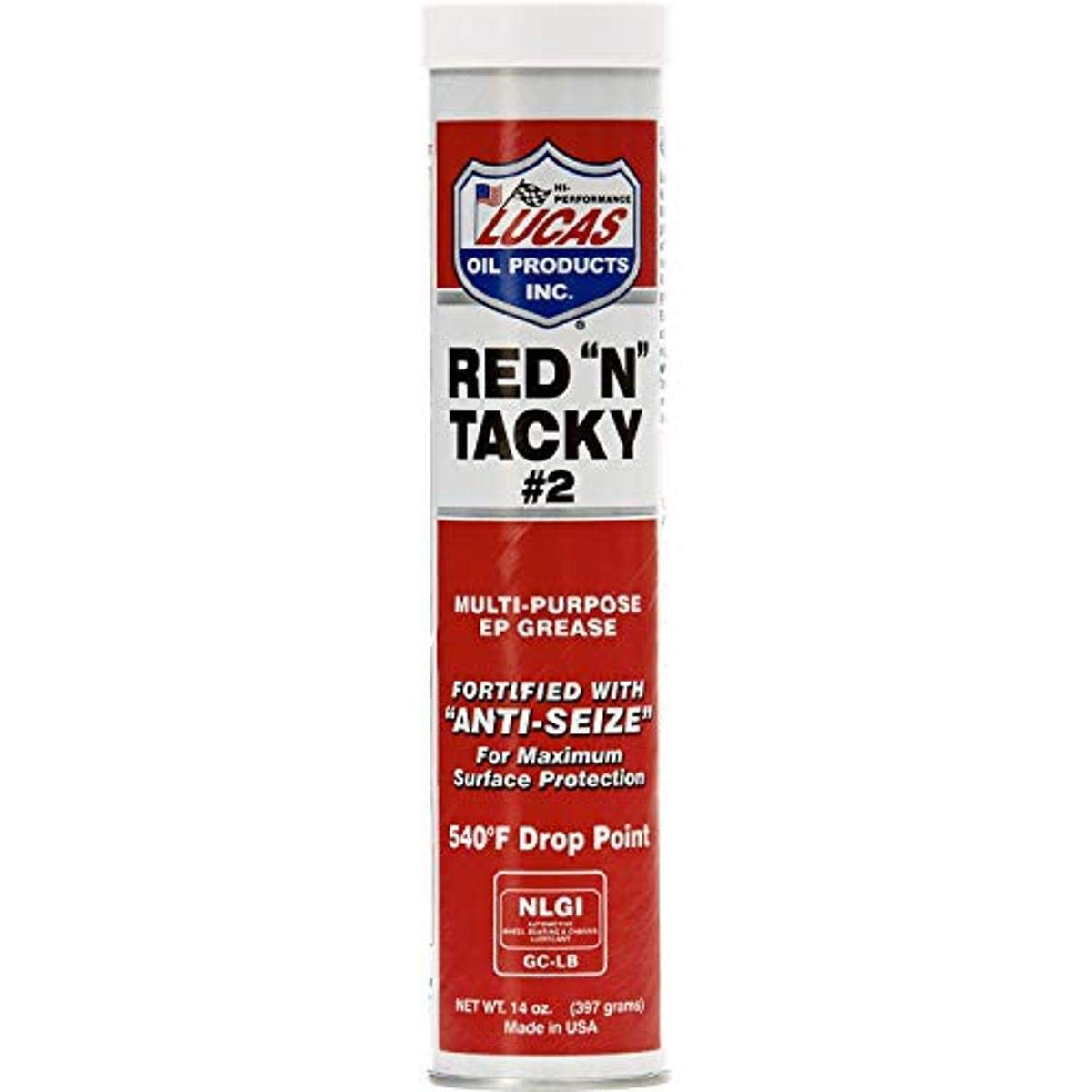 Lucas Oil 10005-30 Products Grease (30 PackRed N Tacky Grease/30X1/14.0 Oz Cartridge)