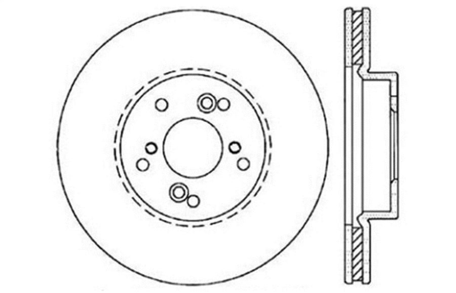 Brake Rotor StopTech (128.40046CL)