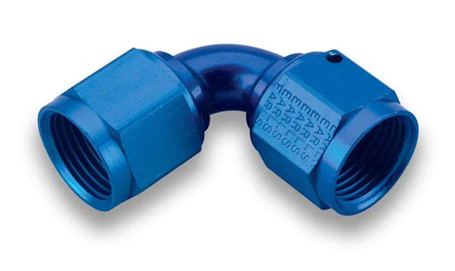 90 Degree Earl's 935108ERL -8 AN Female to Female Swivel