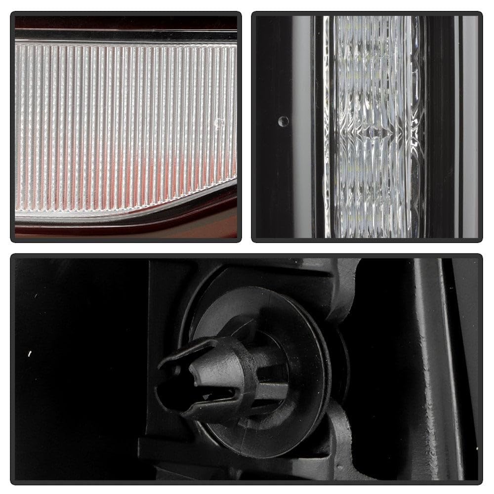 Dodge Ram 2500 Spyder (POE) 19-24 w/o Blind Spot Detection Black Bezel LED Tail Light - OE Left
