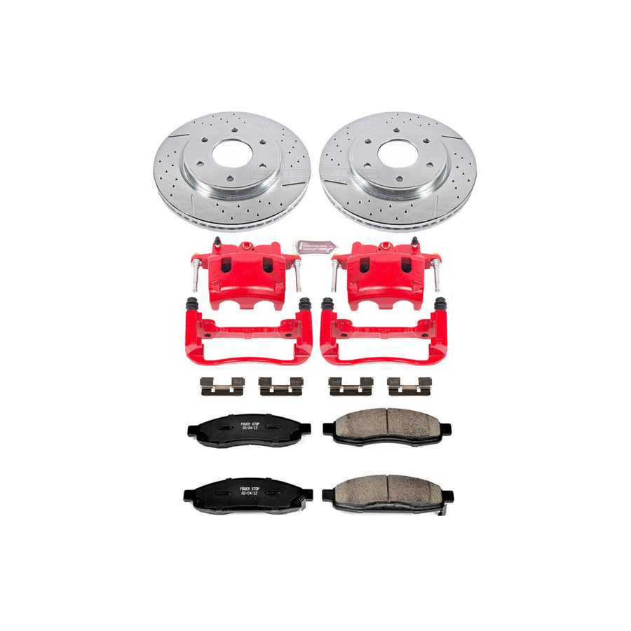 Power Stop Z23 Evolution Sport Brake Kit with Calipers For QX56 INFINITI 2005-2007, Armada Nissan 2005-2006, TITAN Nissan 2005-2007 [Model Specific]