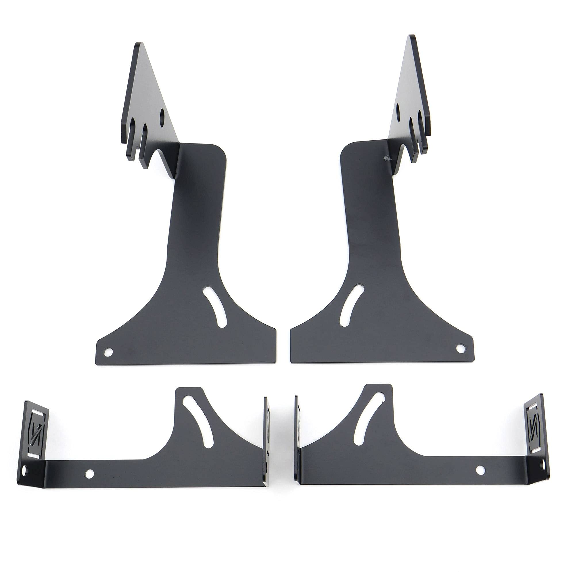 ZROADZ LED Mounting Bracket Front Roof - Compatible w/ 2005-2022 Toyota Tacoma - to Mount (1) 40 Inch ZROADZ or similar style Curved Light Bar (Not Included) - PN #Z339401