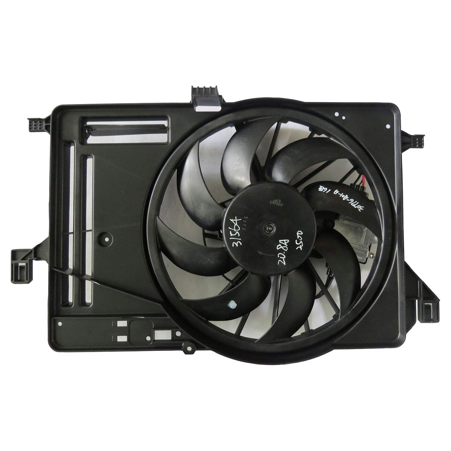Cooling Fan Assembly TYC 601610 Compatible with 2015-2018 Ford Focus