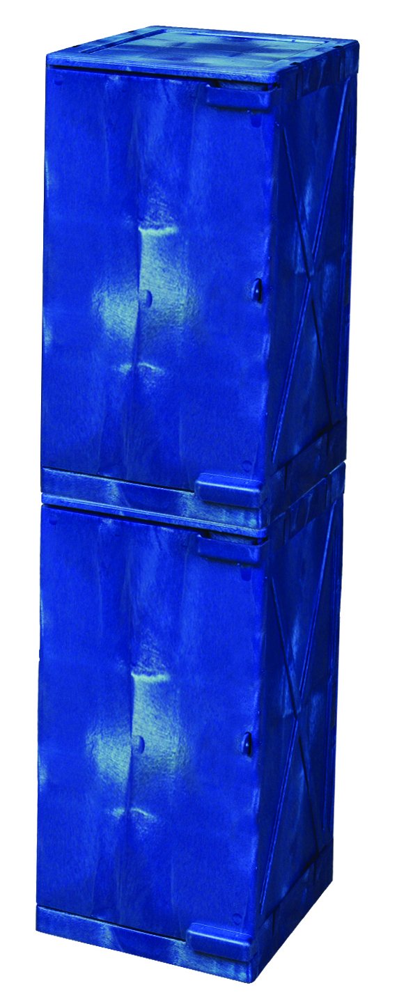Under Counter Eagle M24CRA Modular Poly Cabinet, 2 Doors, 24 gal, Blue