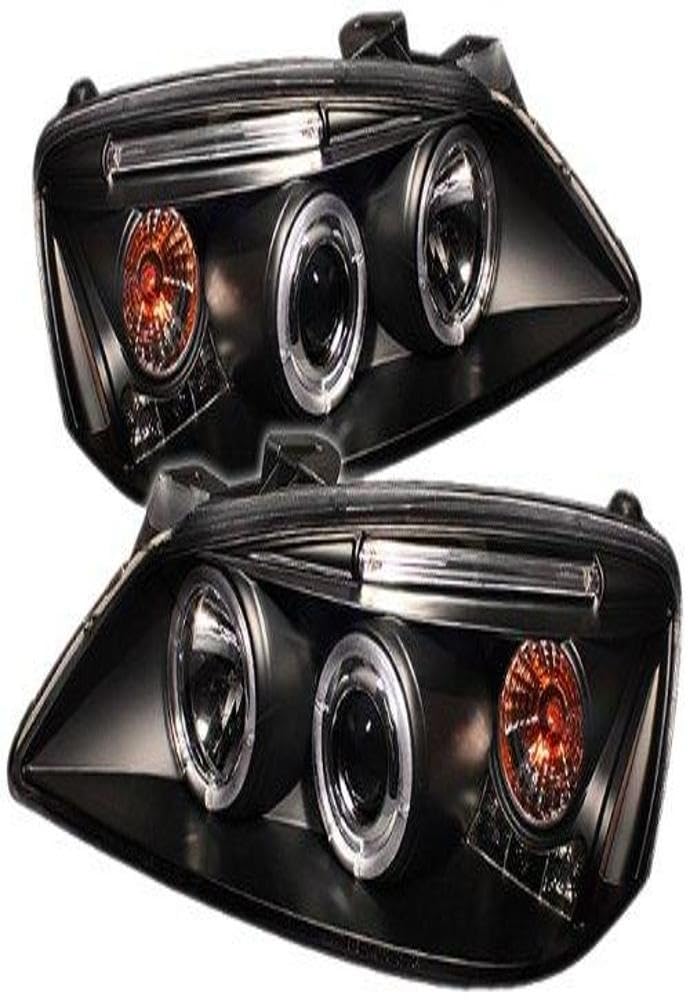 Pontiac G6 2/4DR 05-08 Spyder 5078612 Projector Headlights - LED Halo - LED (Replaceable LEDs) - Black Smoke - High H1 (Included) - Low H1 (Included)