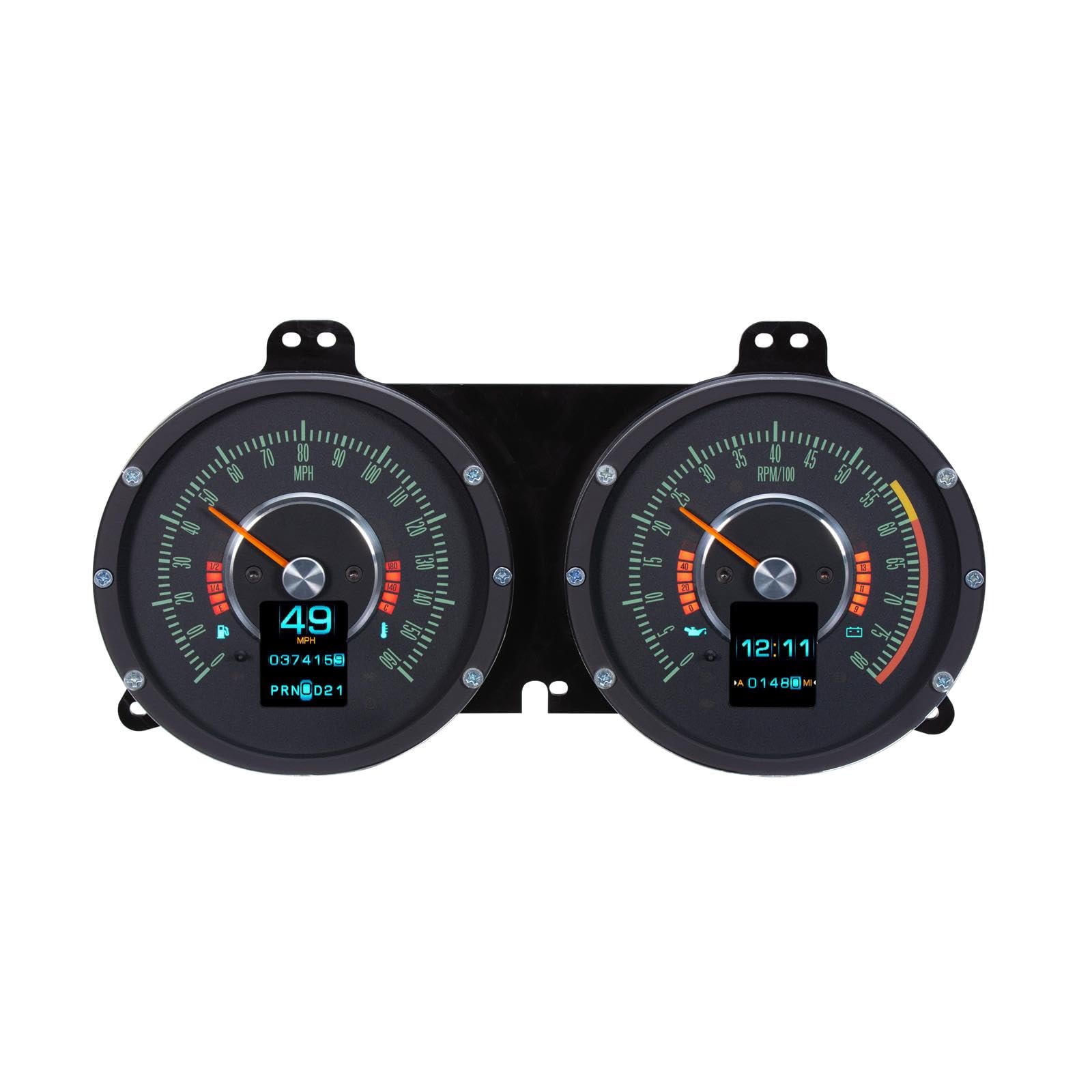 Dakota Digital Retrotech Gauge RTX-67C-CAM-X Instrument System Compatible with 1967 Chevy Camaro Firebird