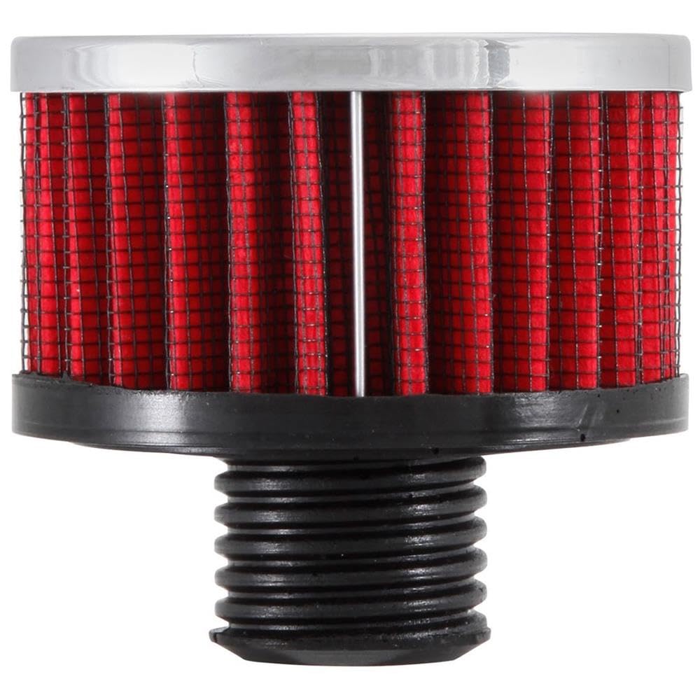K&N Air Filter/Breather Vent: High Performance, Premium, Washable, Replacement Engine Filter: Flange Diameter: 0.5 in, Filter Height: 1.75 in, Flange Length: 0.9375 in, Shape: Breather, 62-1495