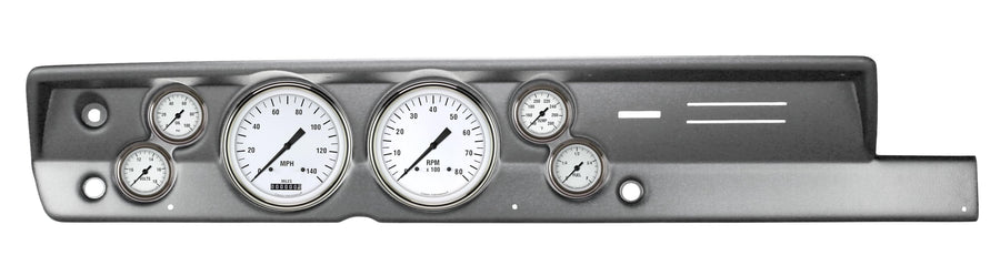 Classic Instruments Full Sweep CDPB67WH151BA White Hot Direct Fit 6 Gauge Set Compatible with 1967-1969 Barracuda