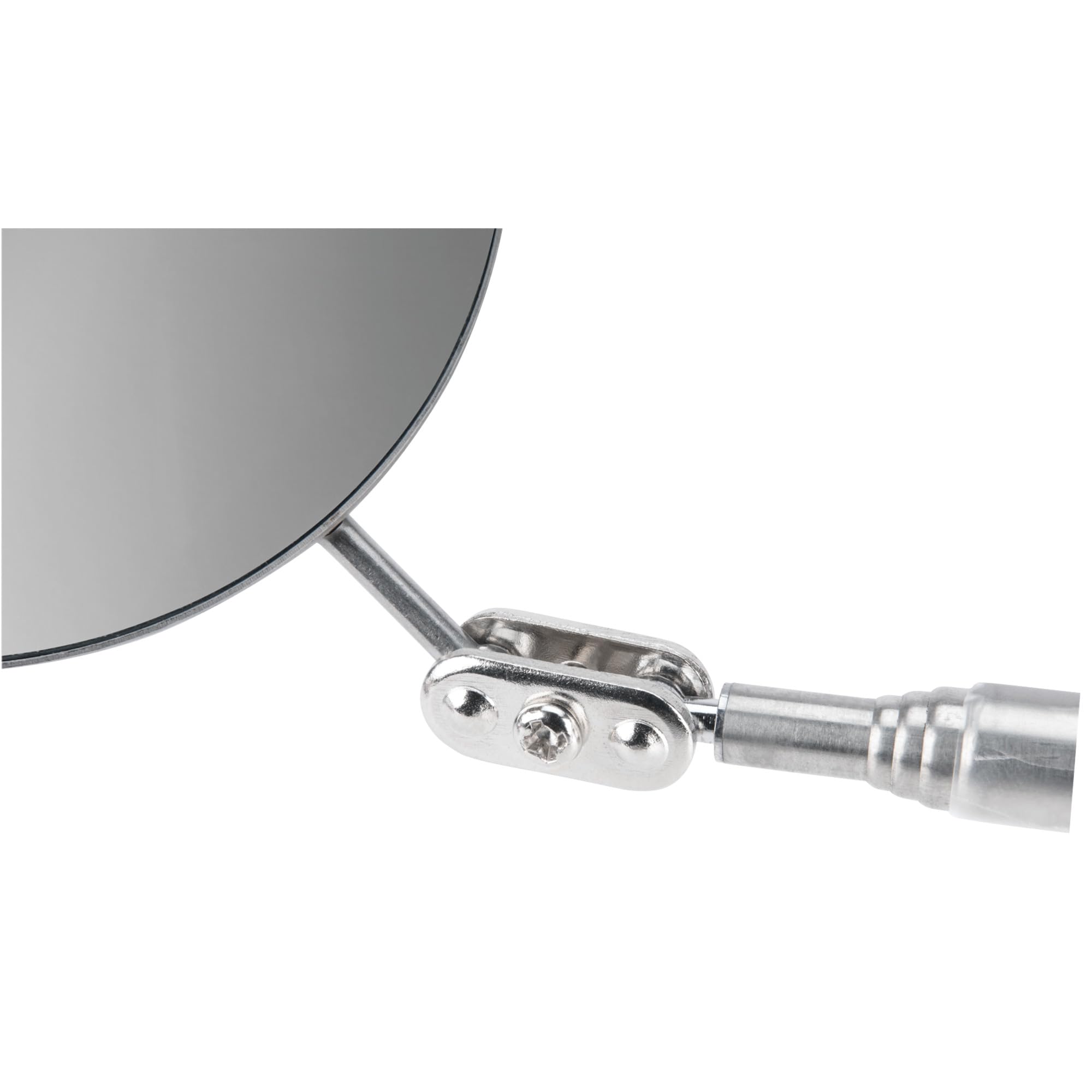 2-Inch Jr. Jumbo Telescoping Inspection Mirror Performance Tool - Versatile and Extendable Tool for Precision Inspection and Maintenance Tasks