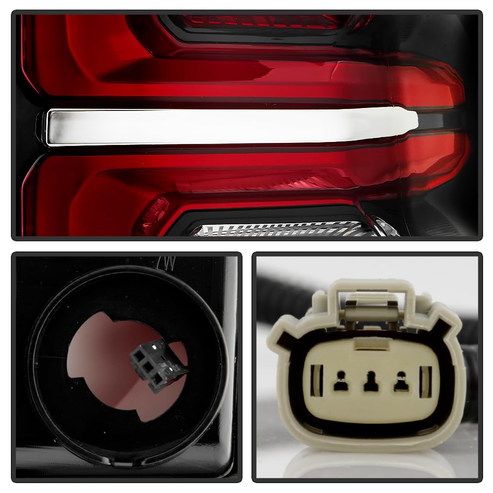 Chevy Suburban/Tahoe Spyder (POE) 21-23 LED Tail Light (Parking LED Brake Signal Backup Halogen Bulb) - OE Right